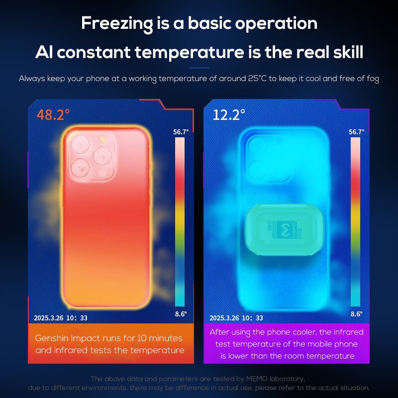 Mobile Game Cooler Factory - CX12 Digital Display Controllable Temperature