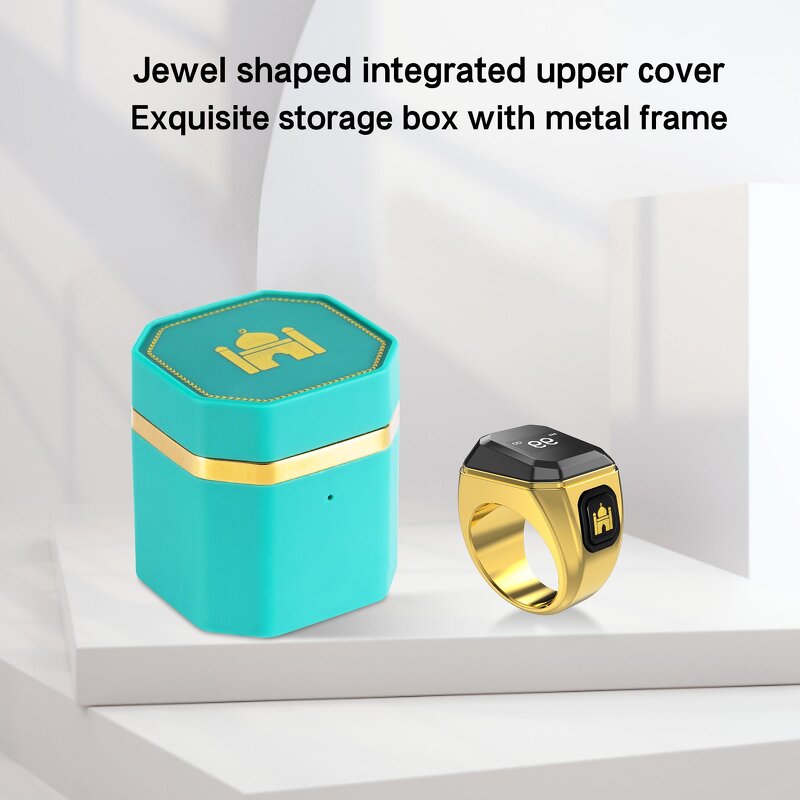 Smart Muslim Ring Manufacturer - 2025 Men's Digital Tasbeeh Alloy Case