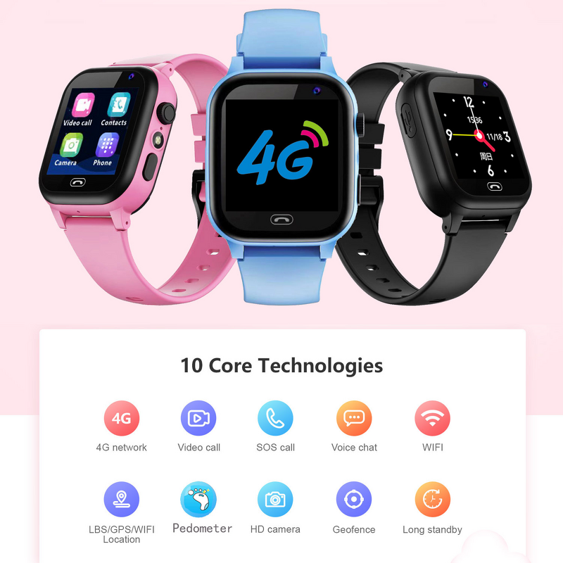 Kids Smart Watch Manufacturer - 2025 New Alarm Call LBS Positioning