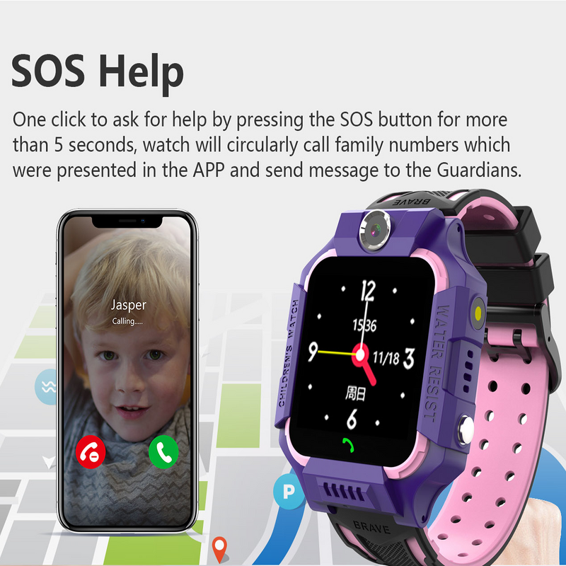 Children Smart Watch Factory - Q19 SOS Phone Tracking 4G Touch Watch