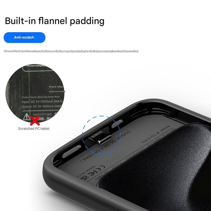 Power Bank Charger Case Manufacturer - Top Seller Slim 5000mAh for iPhone