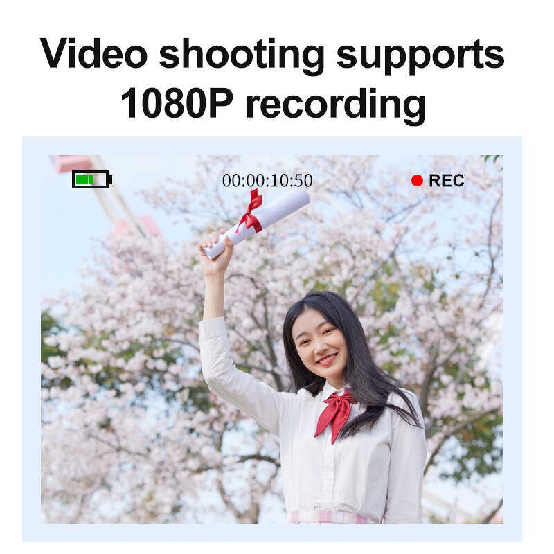 Rechargeable Camera Factory - Q12 4K HD 16x Zoom 2.4-Inch Screen