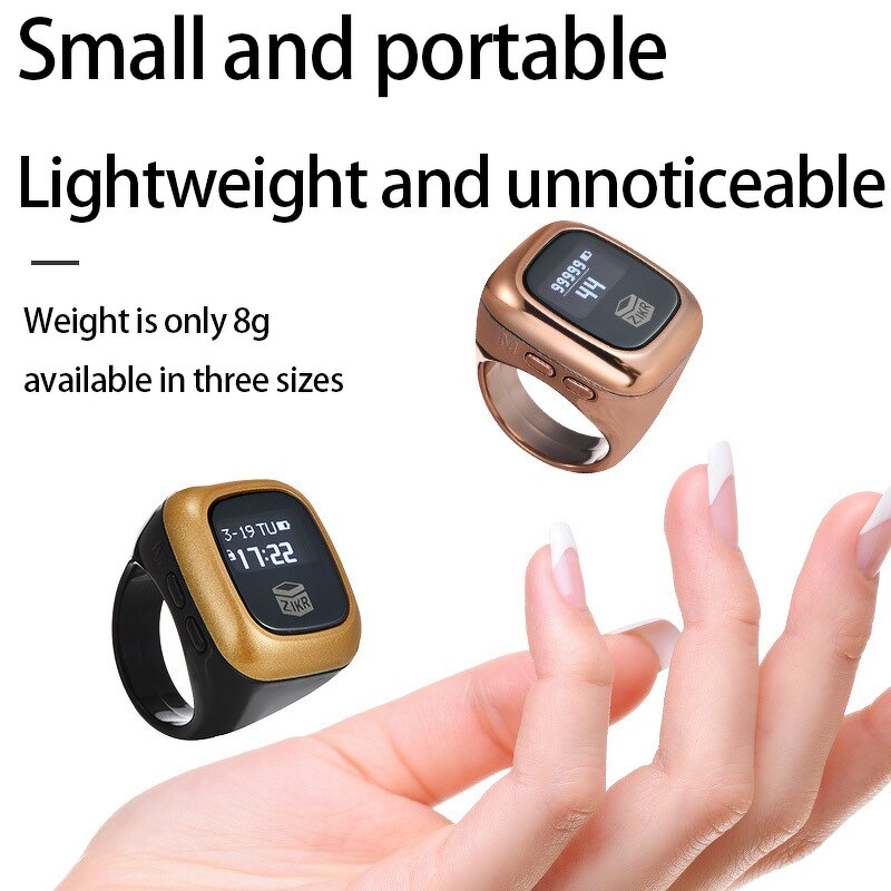 Smart Prayer Ring Manufacturer - 2025 New Touch Screen Digital Counter