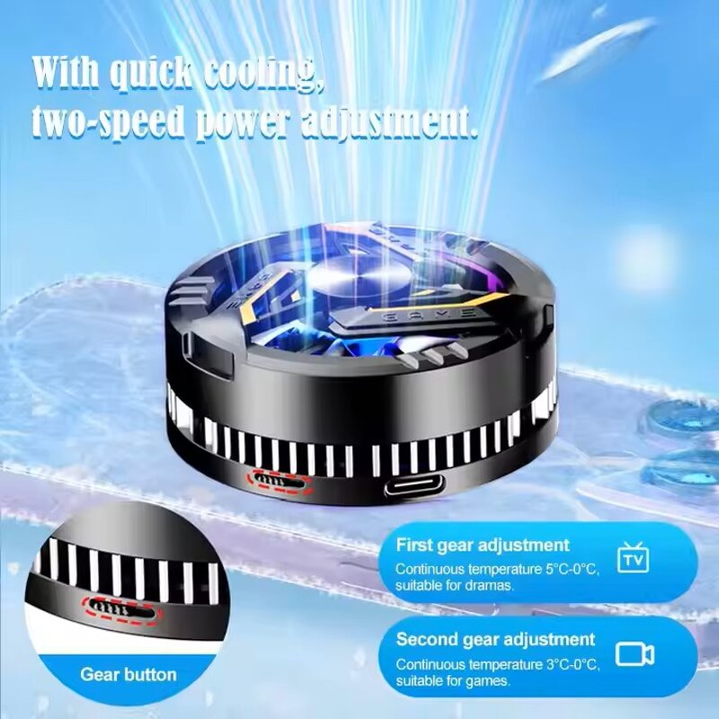 Mobile Game Radiator Factory - GT28 Magnetic Semiconductor Heat Dissipation