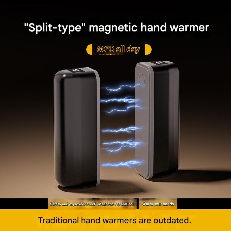 Hand Warmer Manufacturer - Magnetic Mini Portable 5200mAh Rechargeable