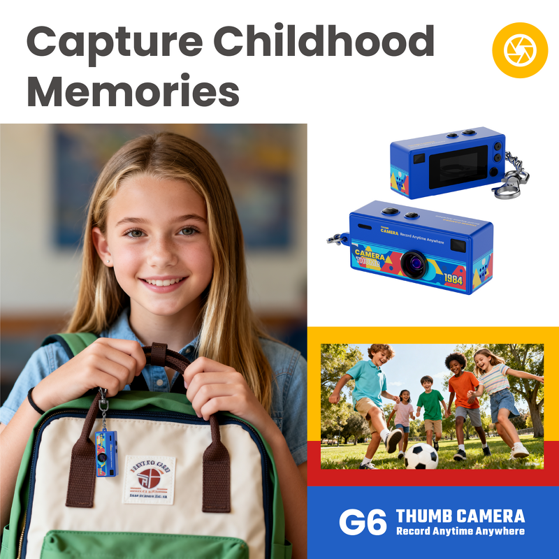 Pocket Camera Manufacturer - OEM Portable Retro 1080P Keychain Digital for Students