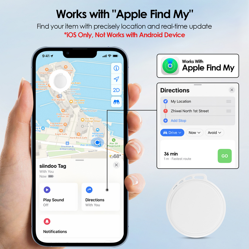 Smart Pet Locator Manufacturer - OEM MFI Certified Anti-Lost Real Time Tracking Plastic