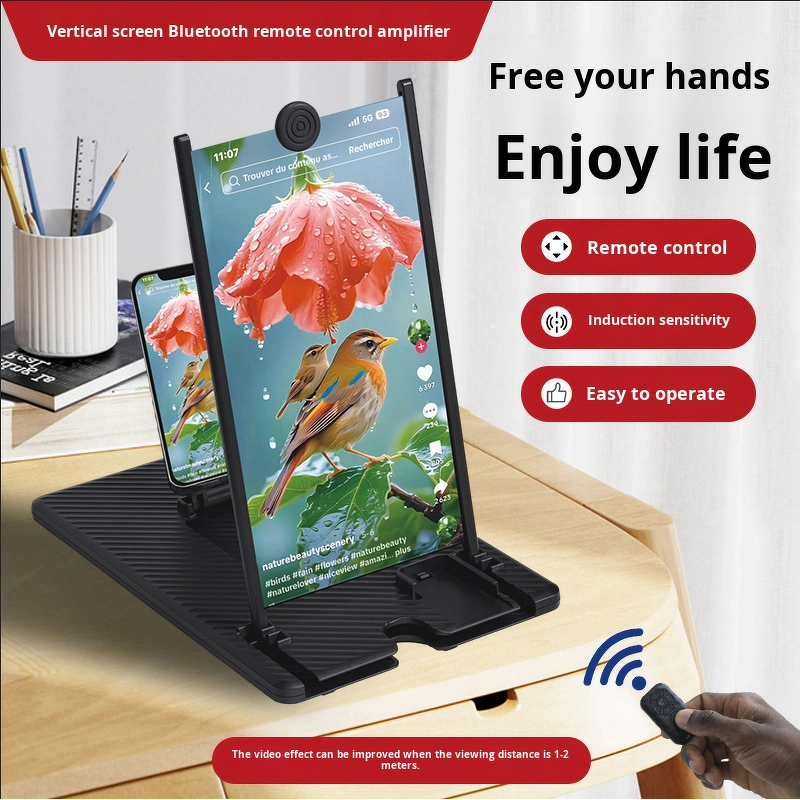 Phone Screen Magnifier Manufacturer - OEM 12/14-Inch Vertical Telescoping 3D HD Foldable