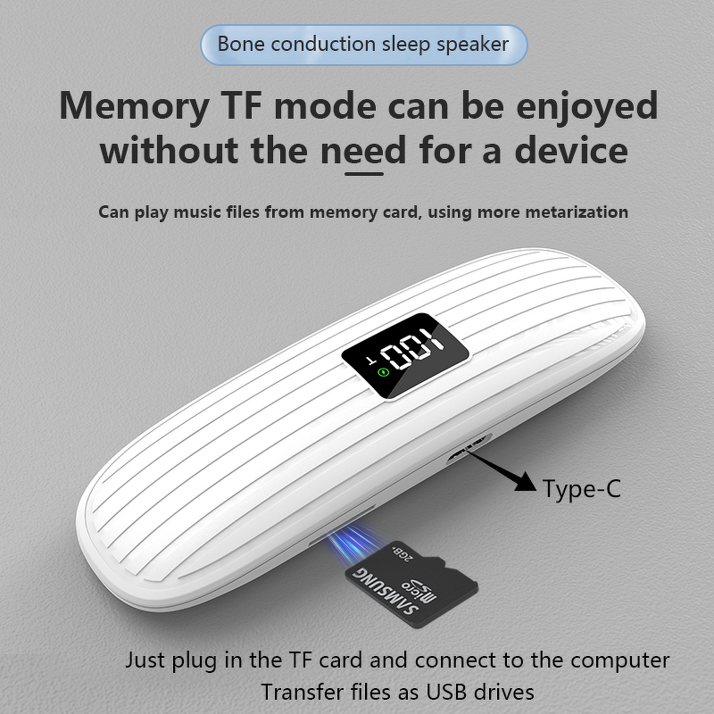 Bone Conduction Speaker Manufacturer - OEM Mini Portable Stereo Silent BT Wireless Under Pillow