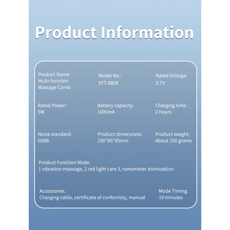 Electric Head Massager Manufacturer - OEM Multi-Functional for Migraine Relief Red Blue Light