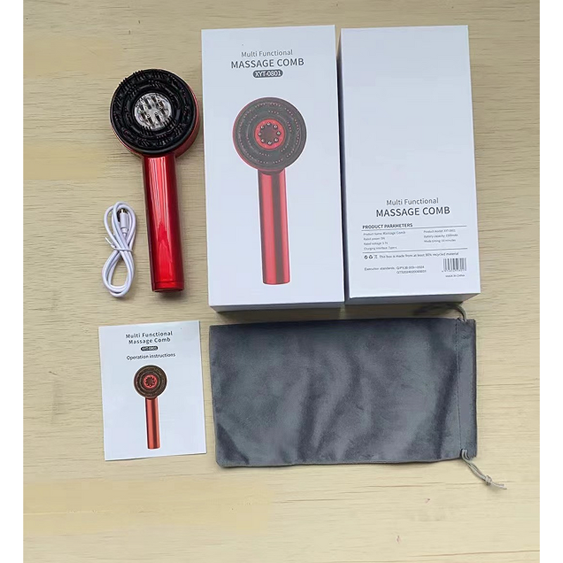 Electric Scalp Massage Brush Manufacturer - OEM Red Light Hair Growth Oil Applicator