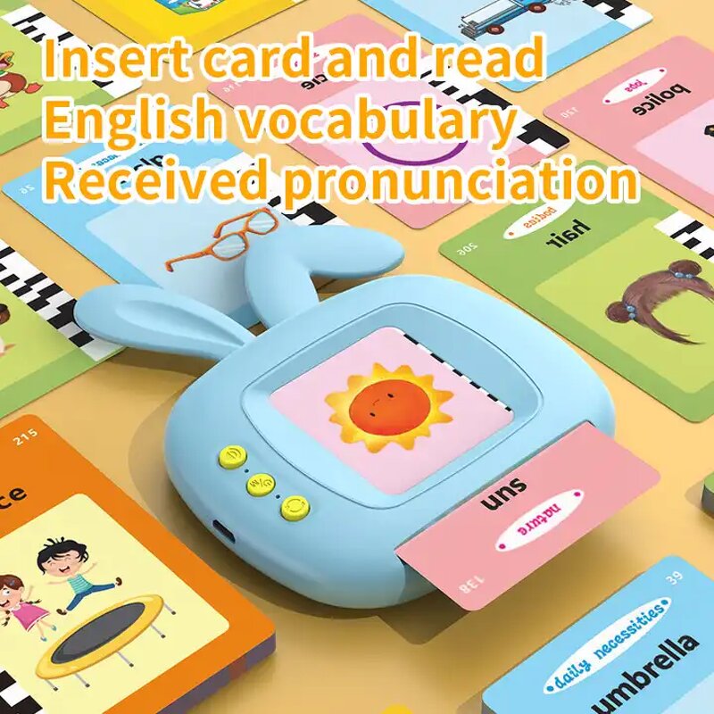 Educational Flash Card Machine Manufacturer - OEM Plastic Talking Electronic Book Reading