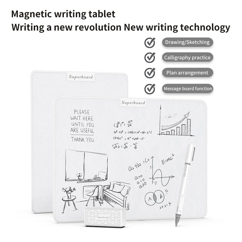 Drawing Tablet Manufacturer - OEM Customized 12-Inch Portable Multipurpose Magnetic Notepads