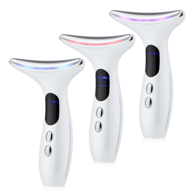 Neck Anti Wrinkle Device Manufacturer - OEM LED Photon Therapy Skin Care EMS Tighten Massager