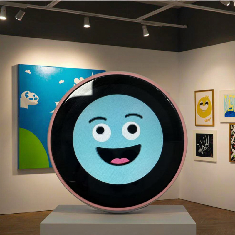 Electronic Badge Manufacturer - OEM 1.85 Inch IPS Touch Screen Smart Dynamic Pixel