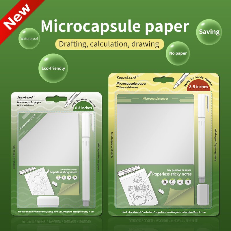 Magnetic Drawing Board Manufacturer - OEM 6.5/8.5 Inch PVC with Sticky Notes for Refrigerator