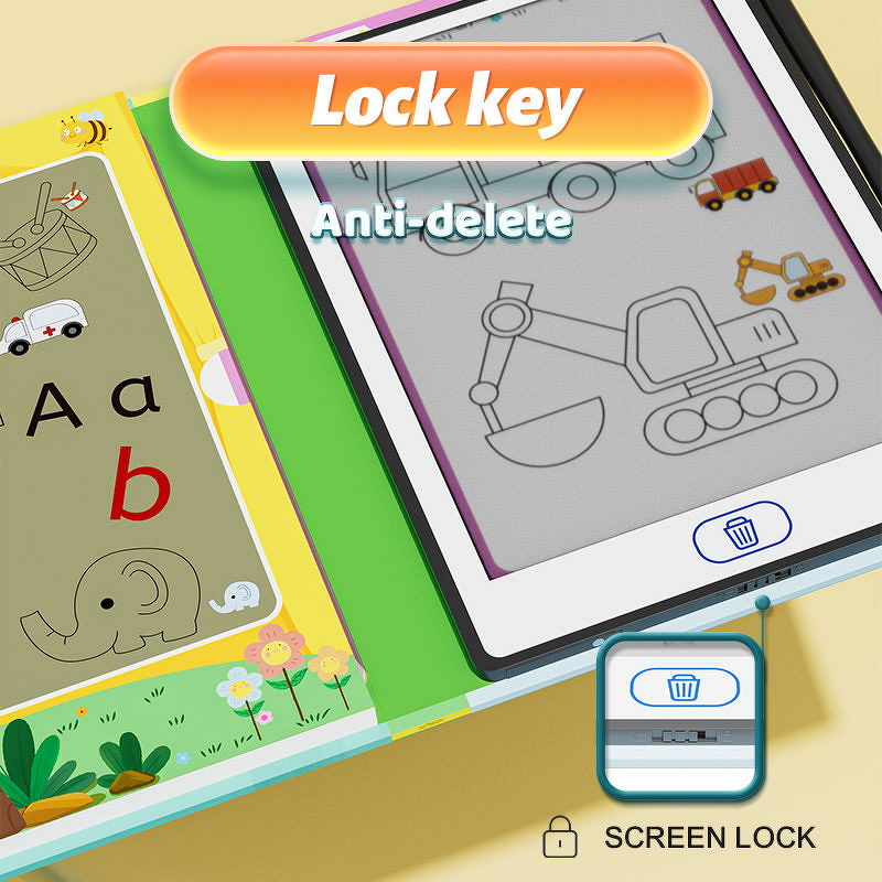 LCD Writing Tablet Manufacturer - OEM Custom Early Learning Drawing Set 20 Templates for Kids