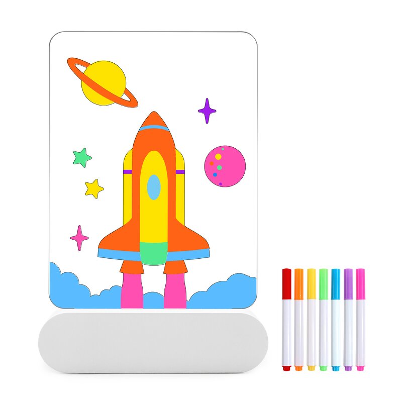 LED Drawing Pad Manufacturer - OEM Creative Colorful with Erasable Acrylic Pens Memo