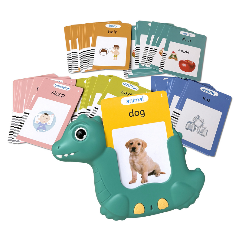 Early Education Toy Manufacturer - OEM Plastic Dinosaur Cognitive Card Machine Foreign Trade