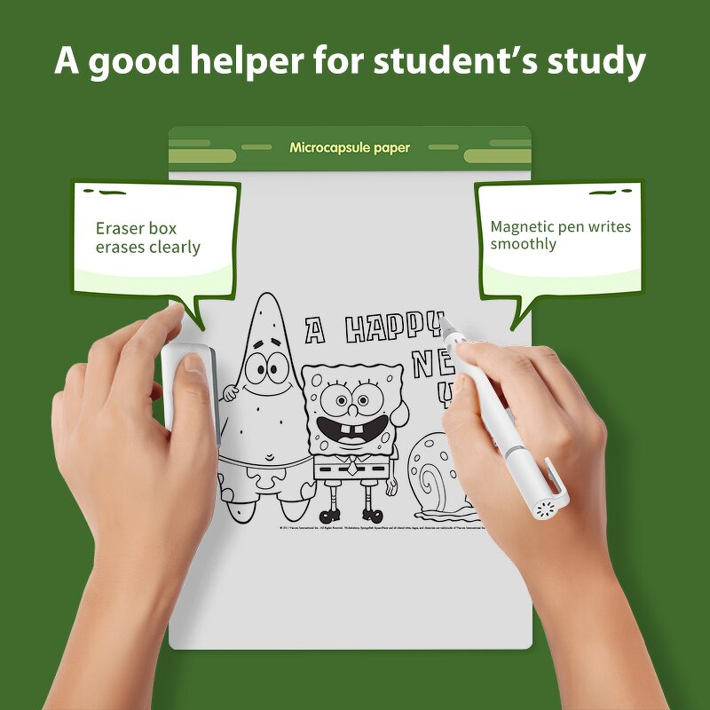 Magnetic Drawing Board Manufacturer - OEM 6.5/8.5 Inch PVC with Sticky Notes for Refrigerator