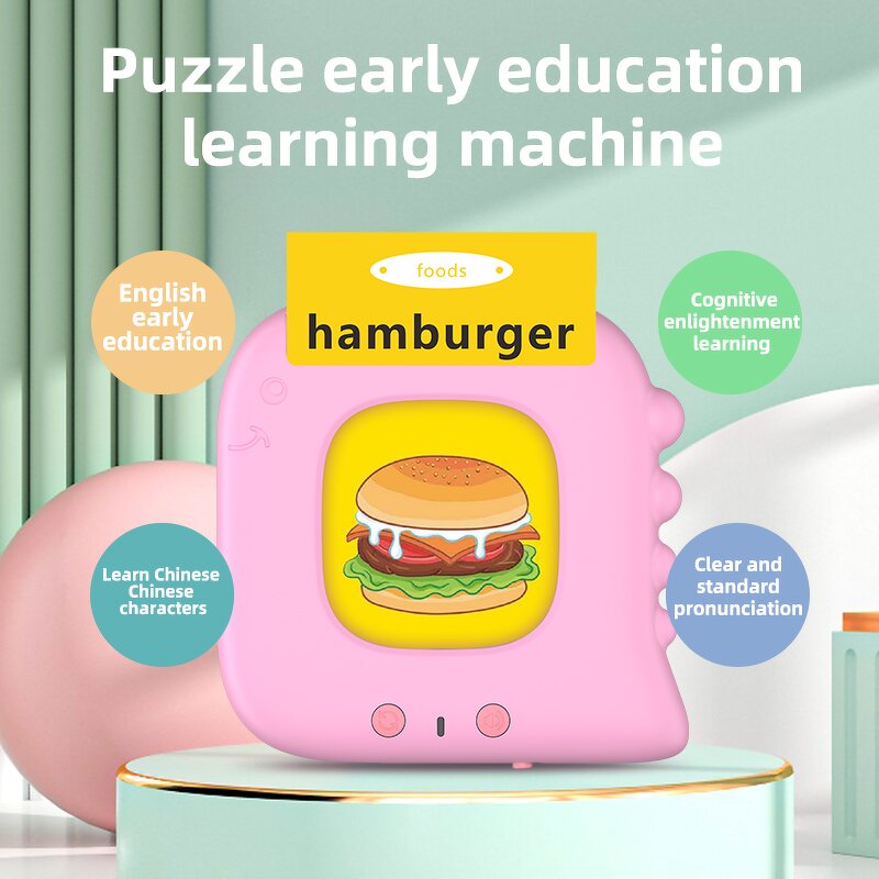 Bilingual Educational Toy Manufacturer - OEM Puzzle Early Education 224 Audio Cards Battery