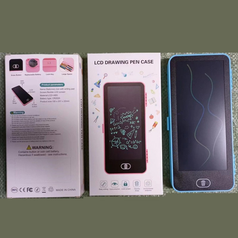 LCD Drawing Board Manufacturer - OEM Portable Student Learning with Pencil Case Creative