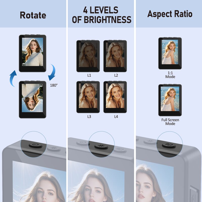 Wireless Selfie Monitor Manufacturer - OEM for IPhone Android Real-Time Screen Mirroring