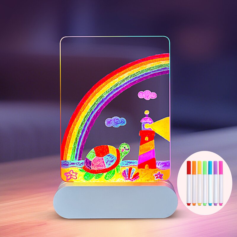 Glow Doodle Board Manufacturer - OEM Wireless Rechargeable 4 Modes LED Drawing for Kids
