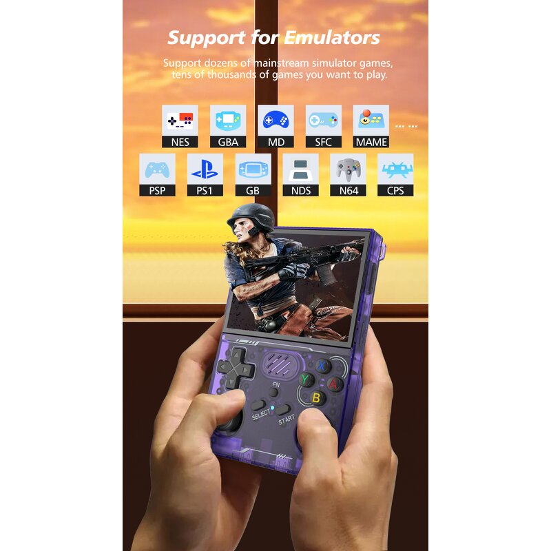 Portable Game Console Manufacturer - OEM New R36XX 3.5 Inch IPS Wireless Wi-Fi 2 Players