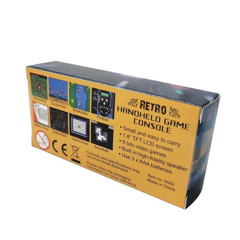 Mini Game Console Manufacturer - OEM 1.8 Inch 8-Bit TFT Screen Pocket with 8 Games