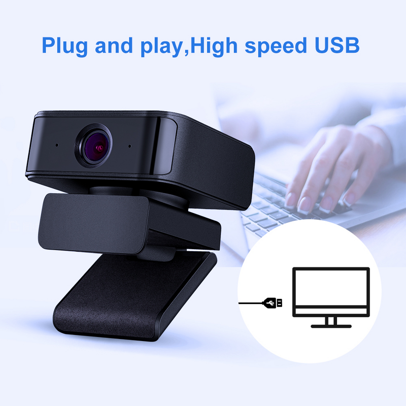 Web Camera Manufacturer - OEM 1080P Full HD 360° AI Face Recognition Spin Noise Reduction