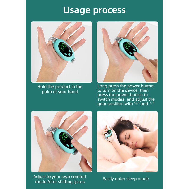 Sleep Aid Device Manufacturer - OEM Hot Selling Body Insomnia Treatment Microcurrent Palm