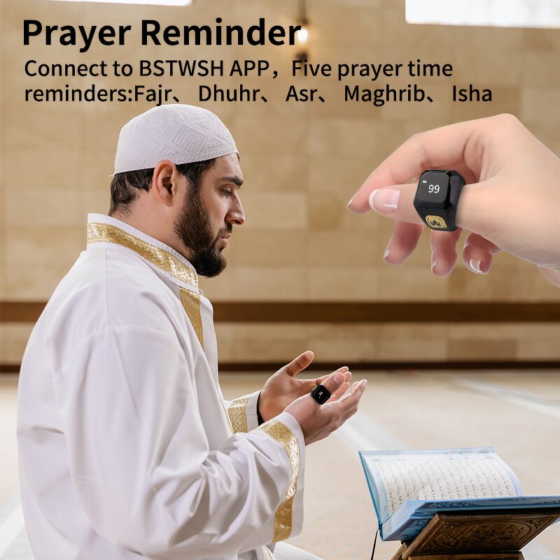 Muslim Zikr Ring Manufacturer - Wholesale with Remote Control Alarm Clock IP68 Waterproof