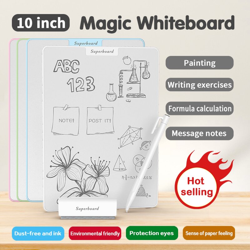 Magnetic Drawing Board Manufacturer - OEM 10 Inch Micro-capsule Tech Erasable for Toddlers