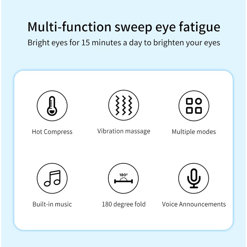 Electric Eye Massager Manufacturer - OEM 2024 Wholesale CE ROHS Certified Smart Music Visible