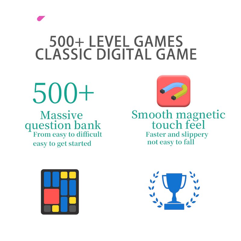 Huarong Road Puzzle Box Manufacturer - OEM HFL Digital Slide Plastic Super Brain Teaser