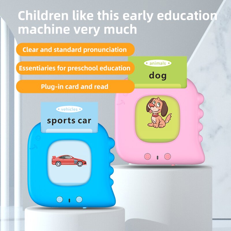 Bilingual Educational Toy Manufacturer - OEM Puzzle Early Education 224 Audio Cards Battery
