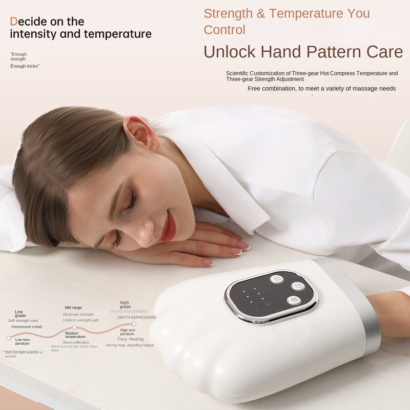 Electric Hand Massager Manufacturer - OEM New with Hot Compress Joint and Pressure Features
