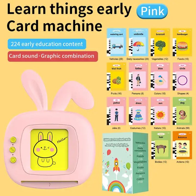 Educational Flash Card Machine Manufacturer - OEM Plastic Talking Electronic Book Reading