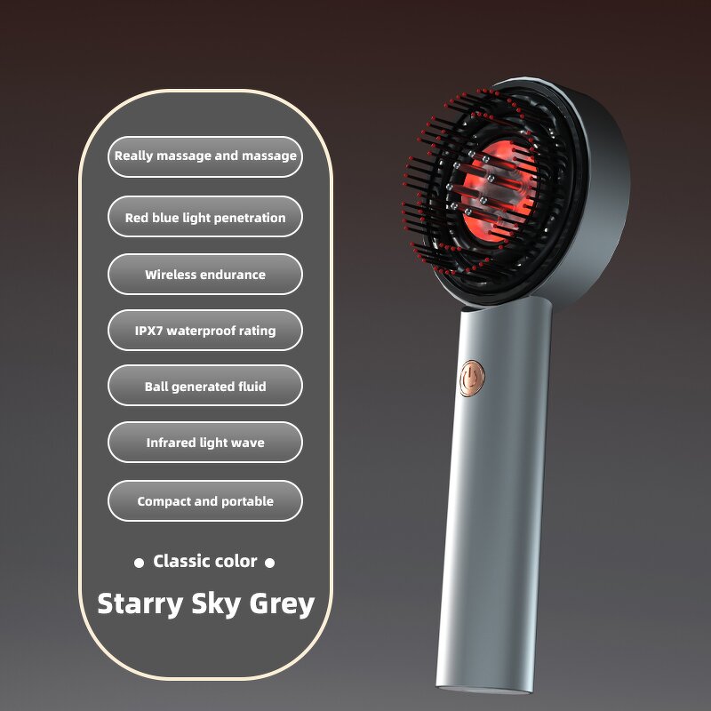 Hair Oil Applicator Manufacturer - OEM Portable IPX7 Waterproof Scalp Massager Brush