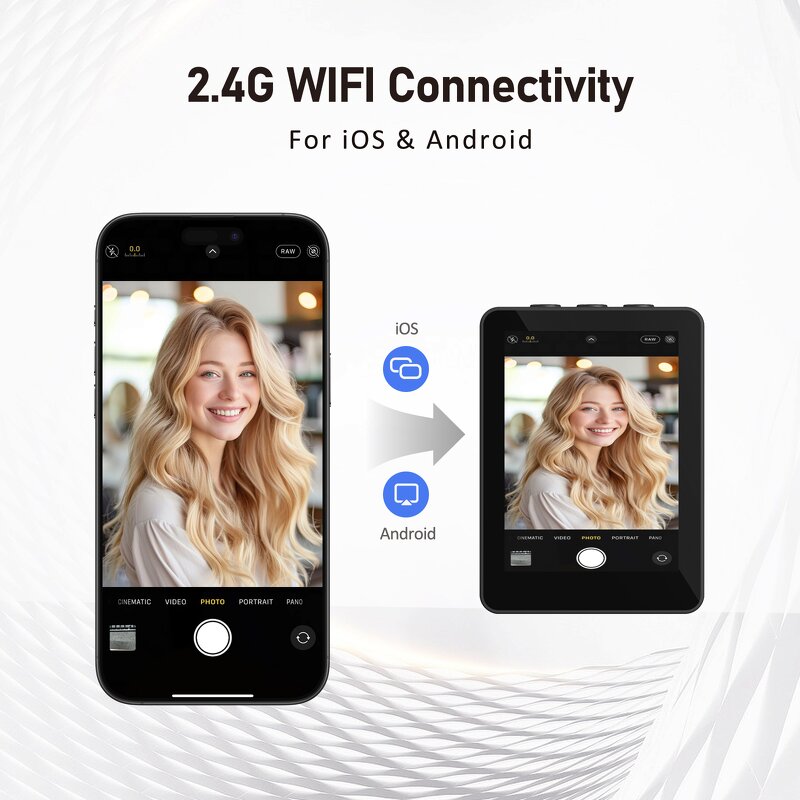 Wireless Selfie Monitor Manufacturer - OEM for IPhone Android Real-Time Screen Mirroring