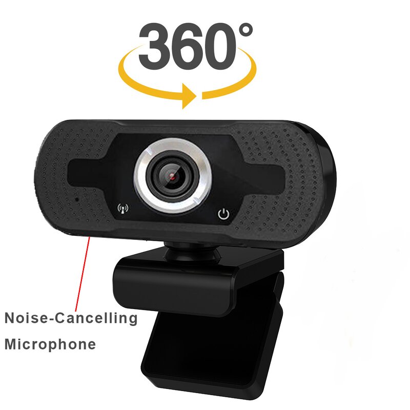 PC Camera Manufacturer - OEM H8 1080p HD 360 Degree with Microphone Tripod for Laptop