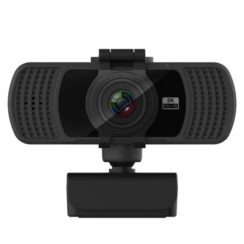 2K PC Webcam Manufacturer - OEM with Cover Microphone CMOS for Live Broadcast Video Calling