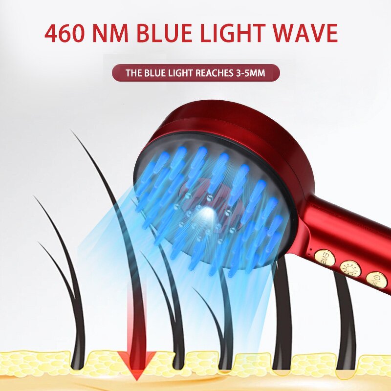 Electric Hair Brush Manufacturer - OEM 2-in-1 Scalp Massager EMS Hair Oil Applicator