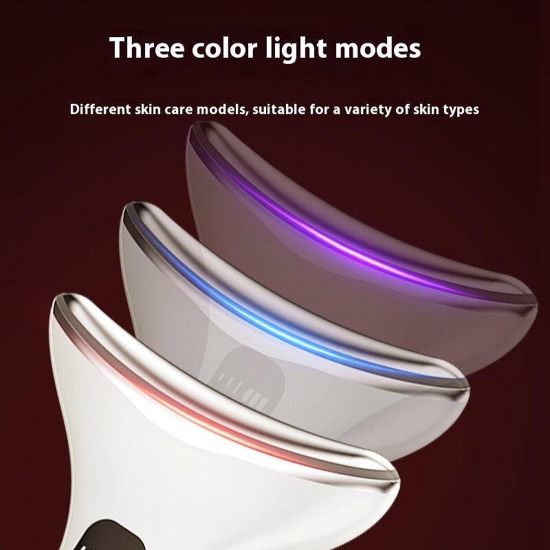 Face Massager Manufacturer - OEM 2024 Home Use Anti-Aging Ems Neck Care Infrared