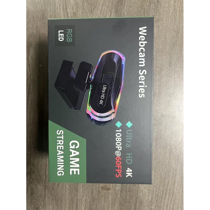 Webcam Manufacturer - OEM 1080P 60FPS 2K 4K with Noise Cancelling RGB Light Auto Focus