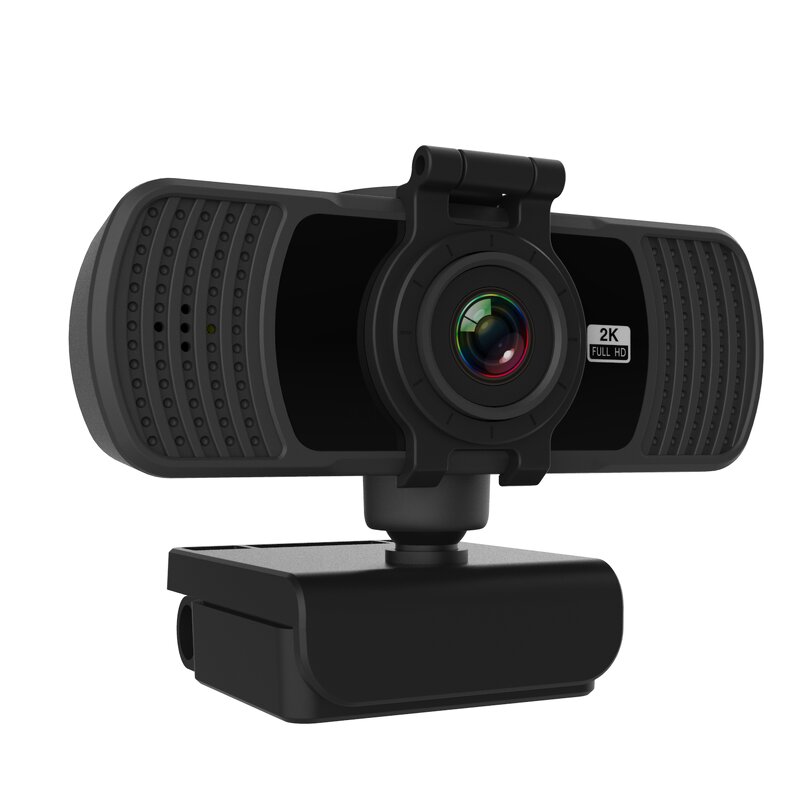 2K PC Webcam Manufacturer - OEM with Cover Microphone CMOS for Live Broadcast Video Calling