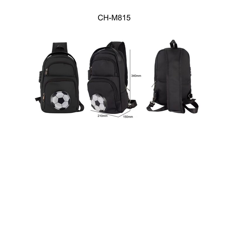 Soccer-themed Wireless Speaker Bag Manufacturer - OEM Chest Crossbody Hi-Fi Sound RGB LED