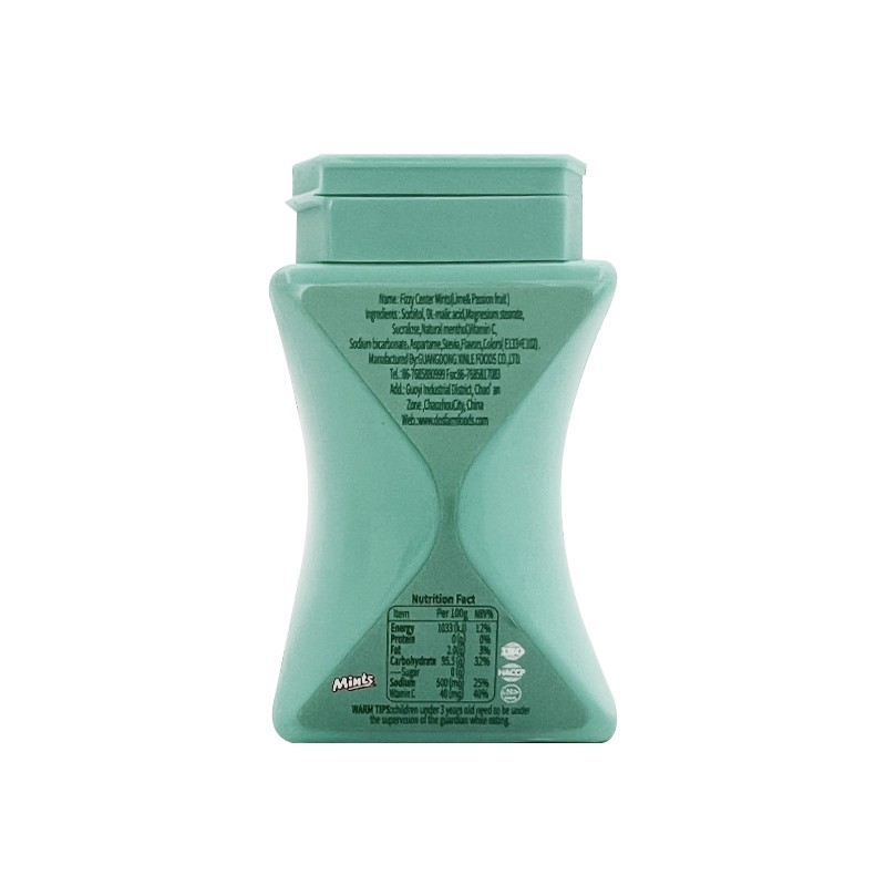 Lime Passion Fruit Mints Supplier - OEM Innovative Bottle Design