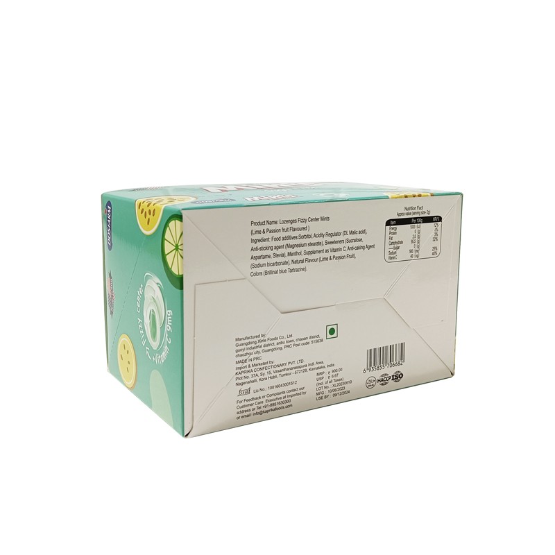 Vitamin Fizzy Tablets Factory - OEM Bottle Design 0 Calorie Mints